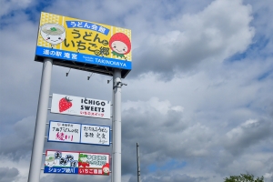 【道の駅滝宮】ヤドン公園近く道の駅でもヤドン満喫♪イチゴ関連商品もいっぱい