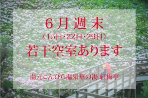 【6月週末空室あり】直前予約で最大21％オフ！初夏の温泉旅行がお得♪